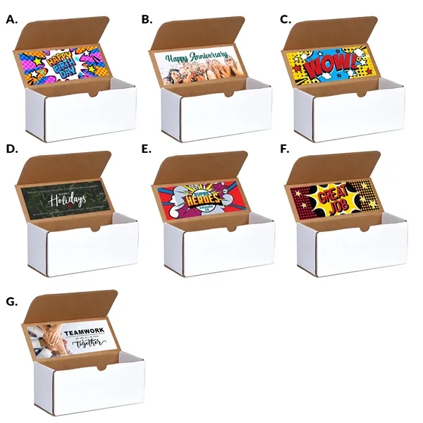 6 pack snack bundle including an assortment of sweet and salty... from ASI 68507 The Magnet Group / The 1919 Candy Company