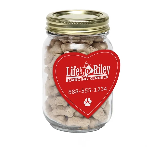 Pint Jar with Large Heart Magnet Pet Fill... from ASI 68507 The Magnet Group