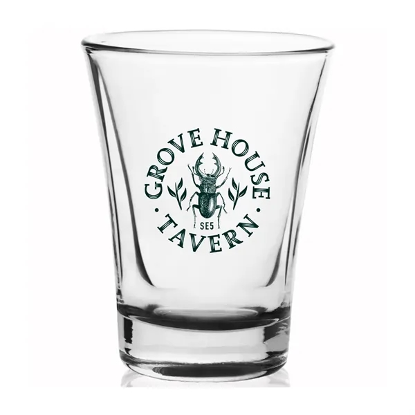 2 oz. clear shot glass.... from ASI 68507 The Magnet Group / Benchmark Crystal & Clocks