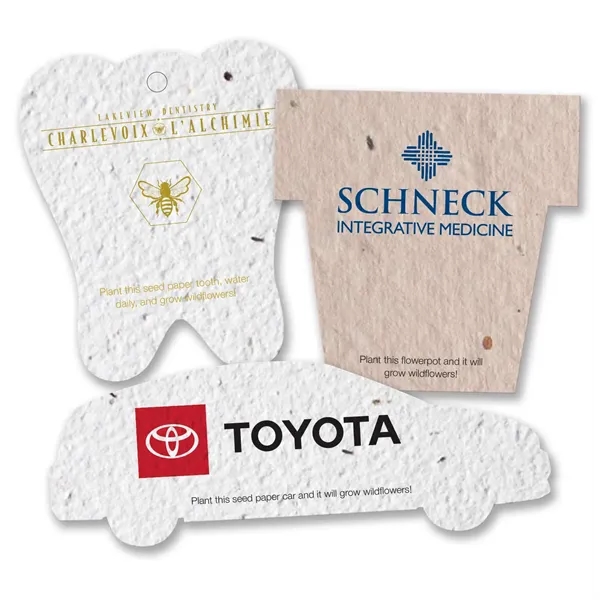 Printed seed paper shape.... from ASI 40646 Bloomin Promotions / Bloomin' Promotions™