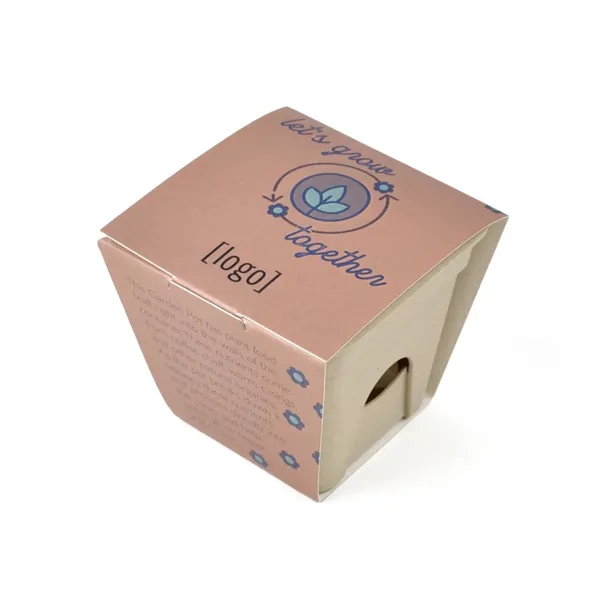 Mini planting kit, cardstock wrap with plantable medallion.... from ASI 40646 Bloomin Promotions / Bloomin' Promotions™