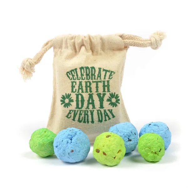 Seed bomb bag, 6.... from ASI 40646 Bloomin Promotions / Bloomin' Promotions™