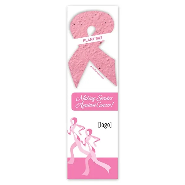 Recycled cardstock bookmark with plantable shape... from ASI 40646 Bloomin Promotions / Bloomin' Promotions™
