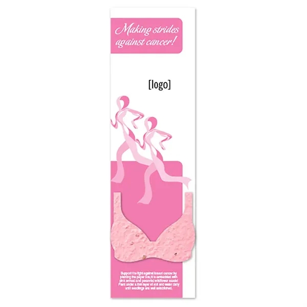 Recycled cardstock bookmark with plantable shape... from ASI 40646 Bloomin Promotions / Bloomin' Promotions™