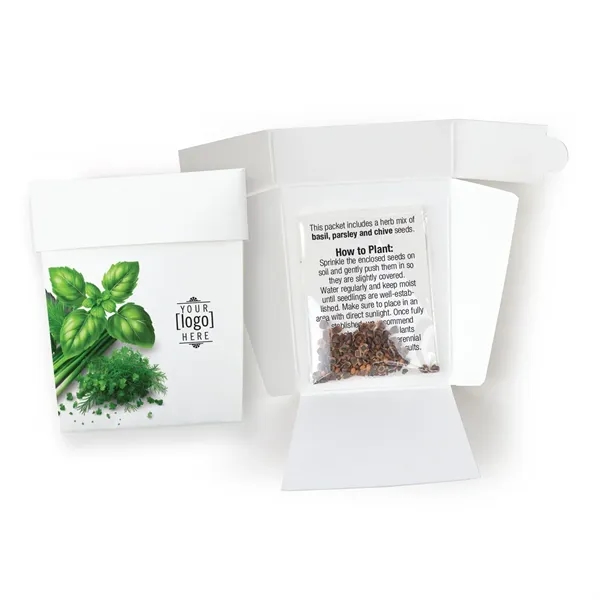 Includes seeds, Planting Pot shaped backer card, and eco-cello.... from ASI 40646 Bloomin Promotions / Bloomin' Promotions™