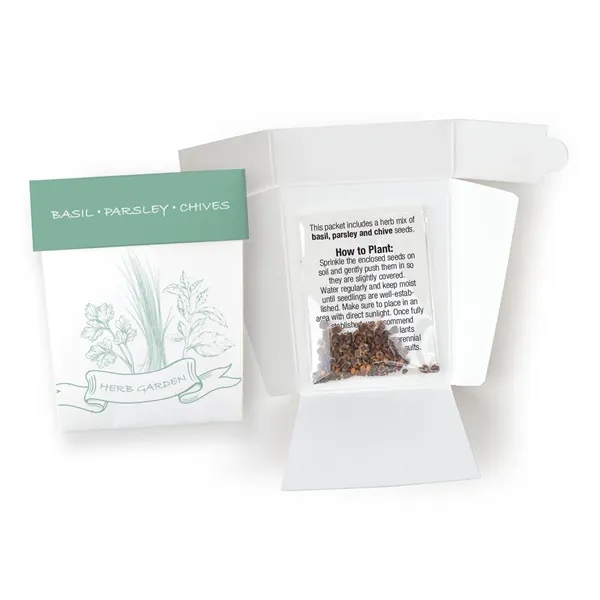 Includes seeds, Planting Pot shaped backer card, and eco-cello.... from ASI 40646 Bloomin Promotions / Bloomin' Promotions™