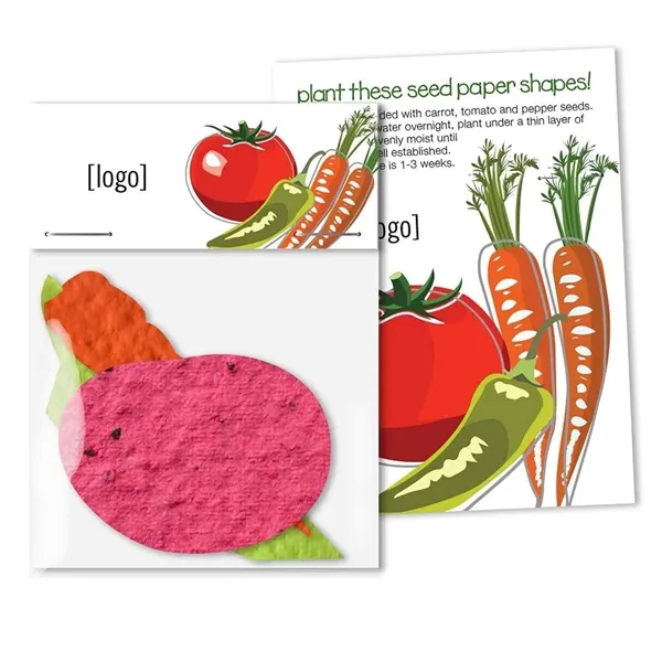 Gift pack features a recycled info card and plantable seed paper... from ASI 40646 Bloomin Promotions / Bloomin' Promotions™