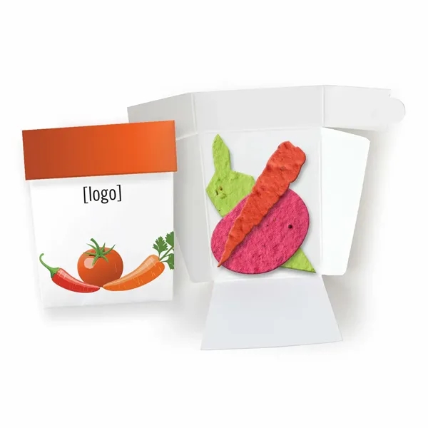 Gift pack features a recycled info card and plantable seed paper... from ASI 40646 Bloomin Promotions / Bloomin' Promotions™