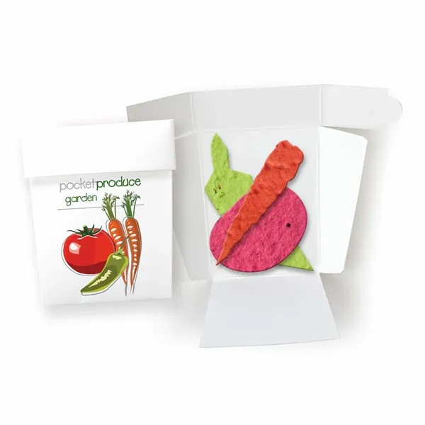 Gift pack features a recycled info card and plantable seed paper... from ASI 40646 Bloomin Promotions / Bloomin' Promotions™