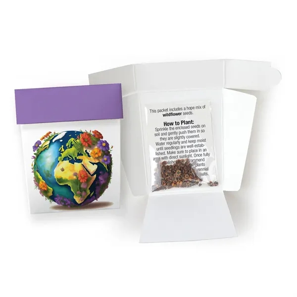 Includes seeds, Planting Pot shaped backer card, and eco-cello.... from ASI 40646 Bloomin Promotions / Bloomin' Promotions™