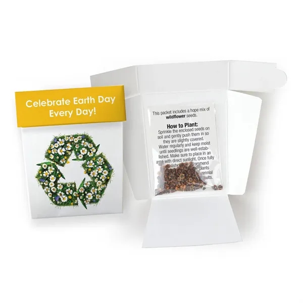 Includes seeds, Planting Pot shaped backer card, and eco-cello.... from ASI 40646 Bloomin Promotions / Bloomin' Promotions™