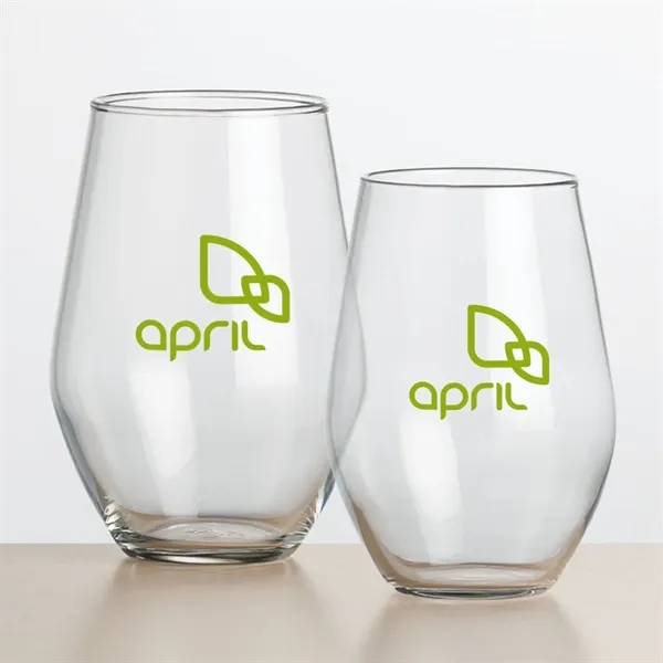 The Vale stemless wine glass collection offers a tall tulip-shaped glass... from ASI 84592 St Regis Group