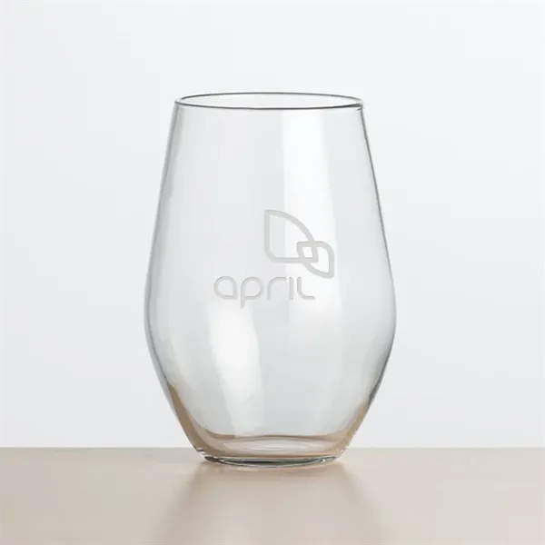 The Vale stemless wine glass collection offers a tall tulip-shaped glass... from ASI 84592 St Regis Group