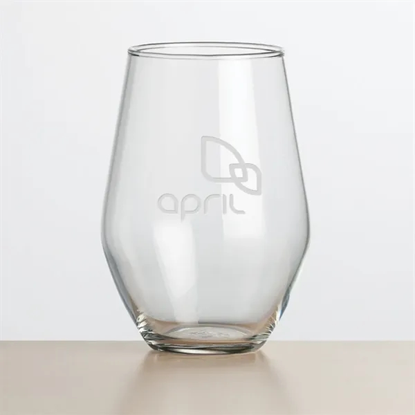 The Vale stemless wine glass collection offers a tall tulip-shaped glass... from ASI 84592 St Regis Group