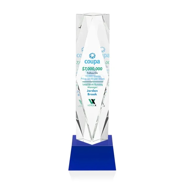 Toscana VividPrint™ Award on Base - Blue... from ASI 84592 St Regis Group / St Regis