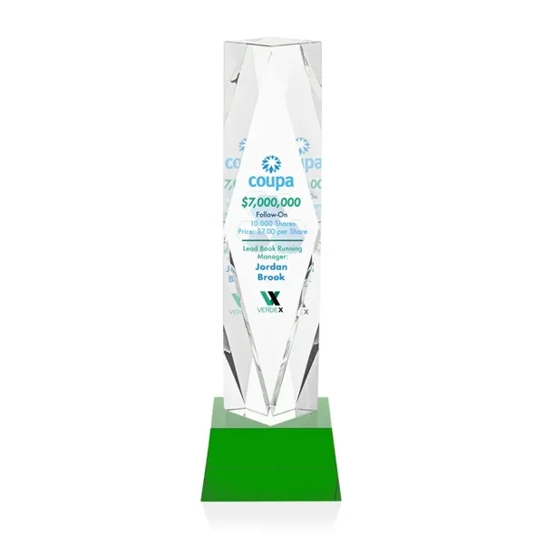 Toscana VividPrint™ Award on Base - Green... from ASI 84592 St Regis Group / St Regis