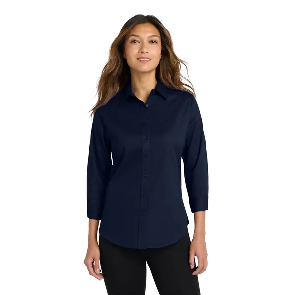 Port Authority Ladies 3/4-Sleeve Easy Care Shirt.... from ASI 84863 SanMar