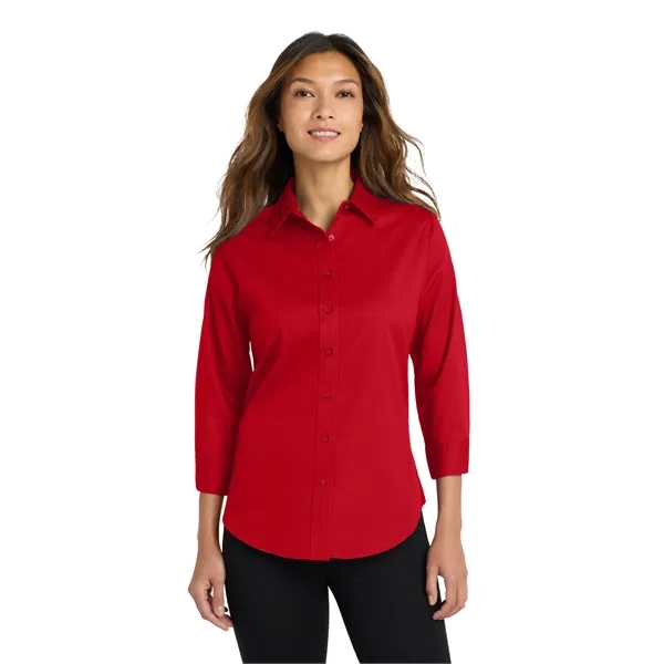 Port Authority Ladies 3/4-Sleeve Easy Care Shirt.... from ASI 84863 SanMar
