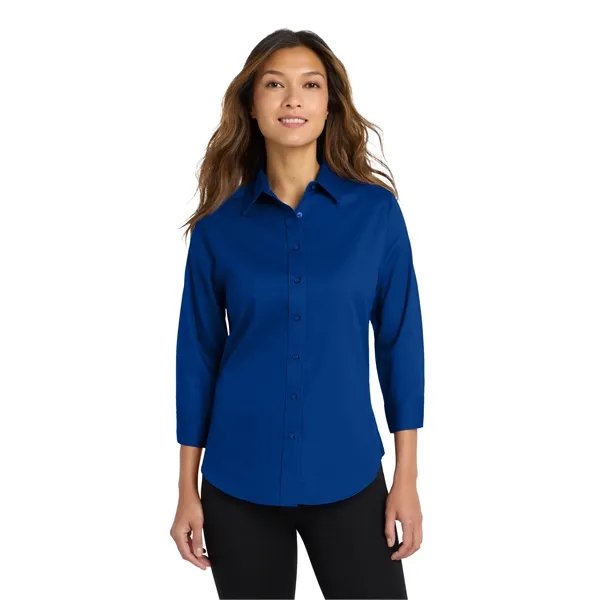 Port Authority Ladies 3/4-Sleeve Easy Care Shirt.... from ASI 84863 SanMar
