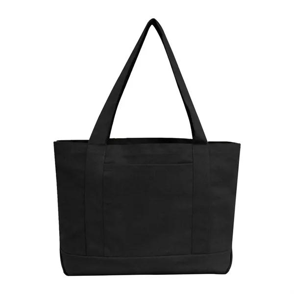 12 oz. pigment dyed cotton canvas tote bag with 4.5" gusseted... from ASI 90859 Tempo Industries Inc