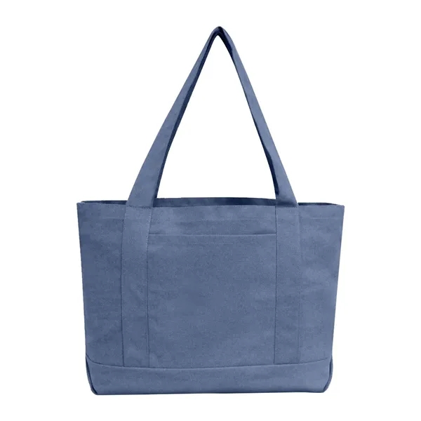 12 oz. pigment dyed cotton canvas tote bag with 4.5" gusseted... from ASI 90859 Tempo Industries Inc