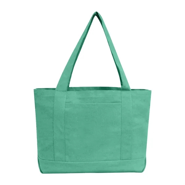 12 oz. pigment dyed cotton canvas tote bag with 4.5" gusseted... from ASI 90859 Tempo Industries Inc