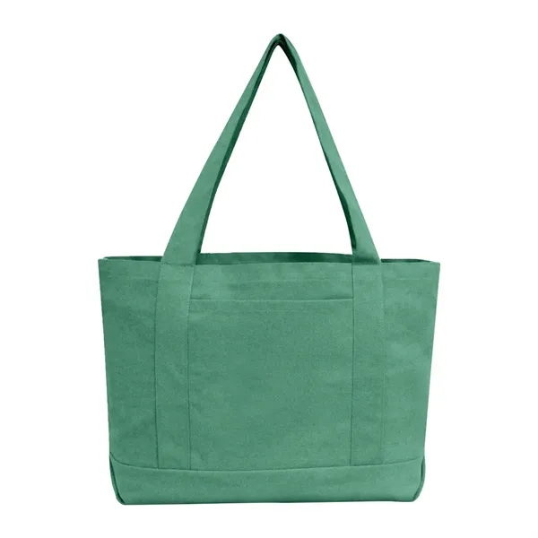 12 oz. pigment dyed cotton canvas tote bag with 4.5" gusseted... from ASI 90859 Tempo Industries Inc