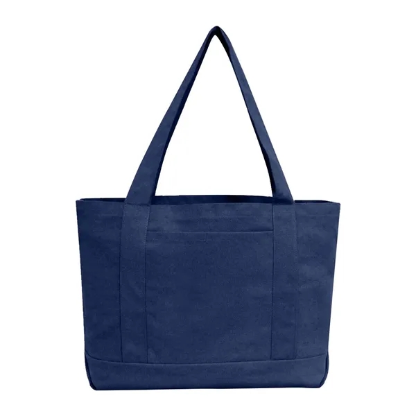 12 oz. pigment dyed cotton canvas tote bag with 4.5" gusseted... from ASI 90859 Tempo Industries Inc