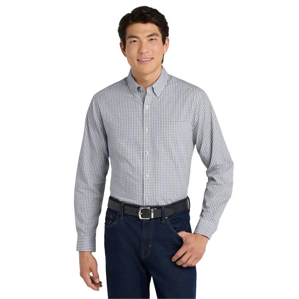Port Authority Broadcloth Gingham Easy Care Shirt... from ASI 84863 SanMar