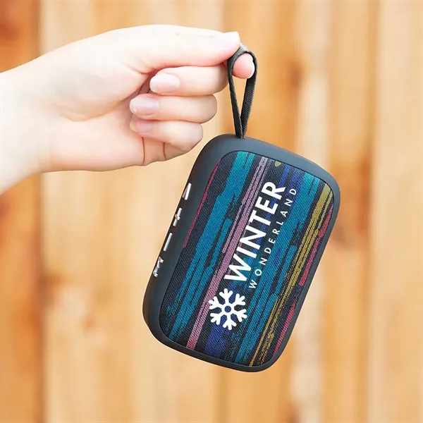 Portable mini wireless 3-watt speaker with 3-hour playtime per charge.... from ASI 61966 HPG / HandStands