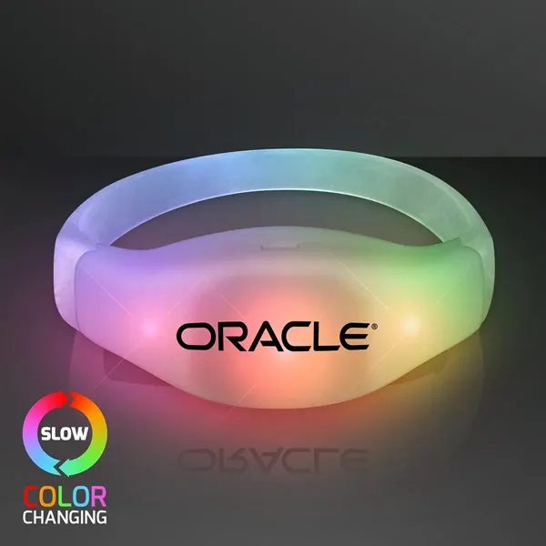 Slow LED Illumination Stretch Bracelet; Blank and Imprinted Pricing... from ASI 34194 ALightPromos