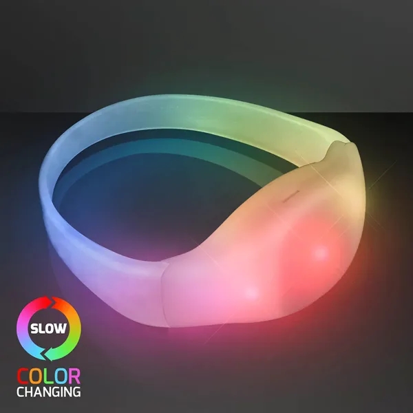 Slow LED Illumination Stretch Bracelet; Blank and Imprinted Pricing... from ASI 34194 ALightPromos