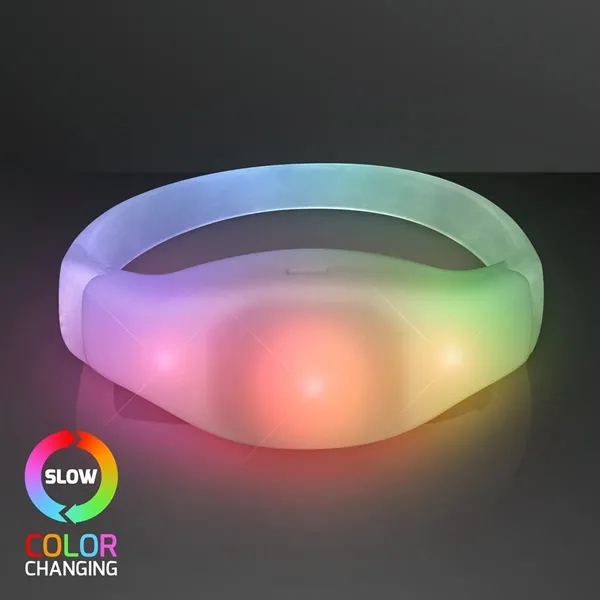 Slow LED Illumination Stretch Bracelet; Blank and Imprinted Pricing... from ASI 34194 ALightPromos