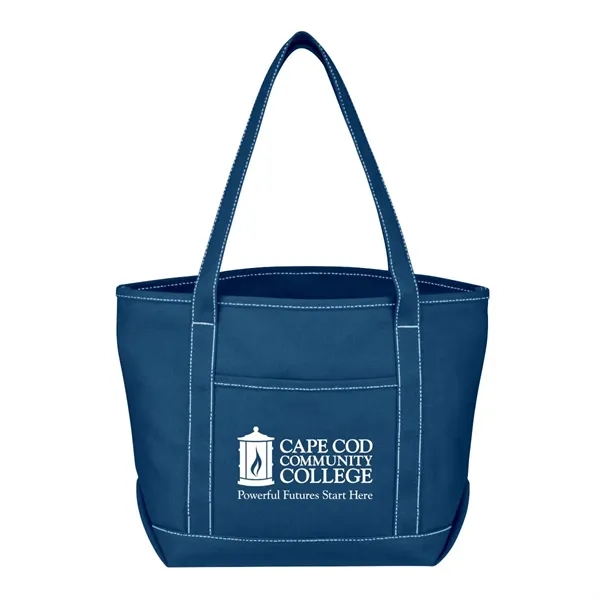 24 oz. Cotton canvas tote bag with outside pocket and 30"... from ASI 63549 Jornik Manufacturing Corp