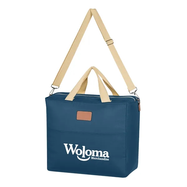 Cooler tote bag with laminated foam insulation, an adjustable and removable... from ASI 61125 Hit Promotional Products / Hit®