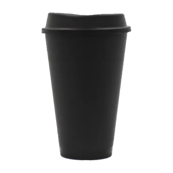 17 ounce plastic Java Flex travel mug with lid.... from ASI 91880 Tranter Graphics Inc
