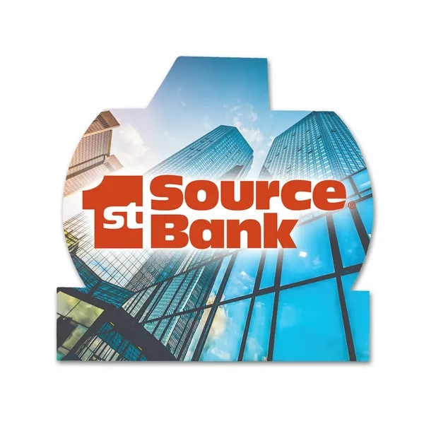 3.5" 40 point pulpboard beverage coaster with "number one" design.... from ASI 91880 Tranter Graphics Inc