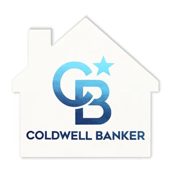 3.5" house shaped 40 point pulpboard drink coaster.... from ASI 91880 Tranter Graphics Inc