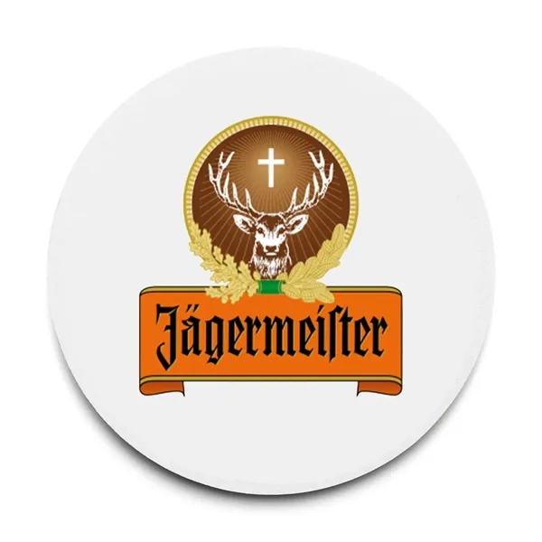 4" round drink coasters made from recycled pulpboard with imprint options.... from ASI 91880 Tranter Graphics Inc