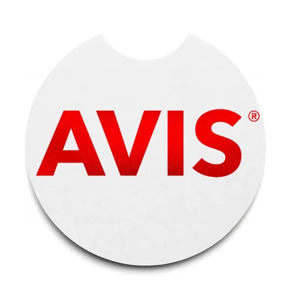 2.5" round 40 pt. paper automobile drink coaster.... from ASI 91880 Tranter Graphics Inc