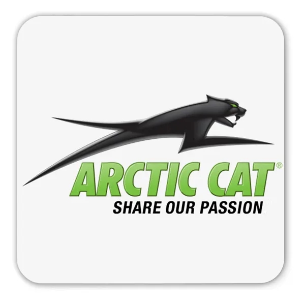 4" digitally printed 40pt. pulpboard square drink coaster made with recycled... from ASI 91880 Tranter Graphics Inc