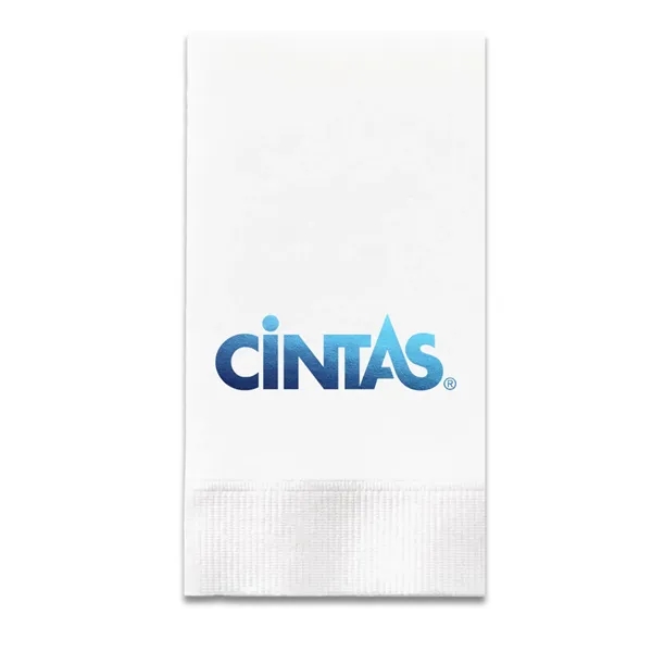 8.5" x 8.5" foil-imprinted dinner napkin with 1/8 fold made in... from ASI 91880 Tranter Graphics Inc