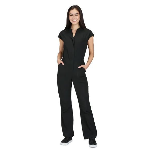 koi - Solis - Women's Zipper Front 9-Pocket Boot Cut Anja...... from ASI 86018 Scrub Authority / Uniform Stores