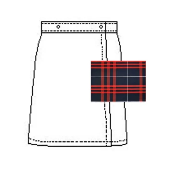 A+ Uniforms Skirts/Skorts - Girls Blend Plaid Skorts... from ASI 86018 Scrub Authority / Uniform Stores