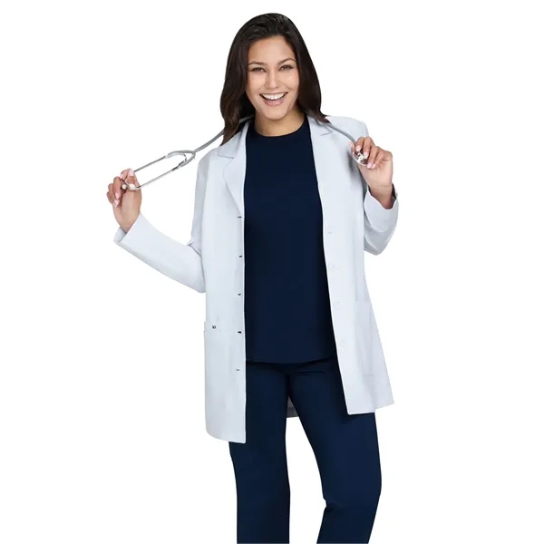 Essentials - Women's Water Repellent Three-Pocket Lab Coat... from ASI 86018 Scrub Authority / Uniform Stores