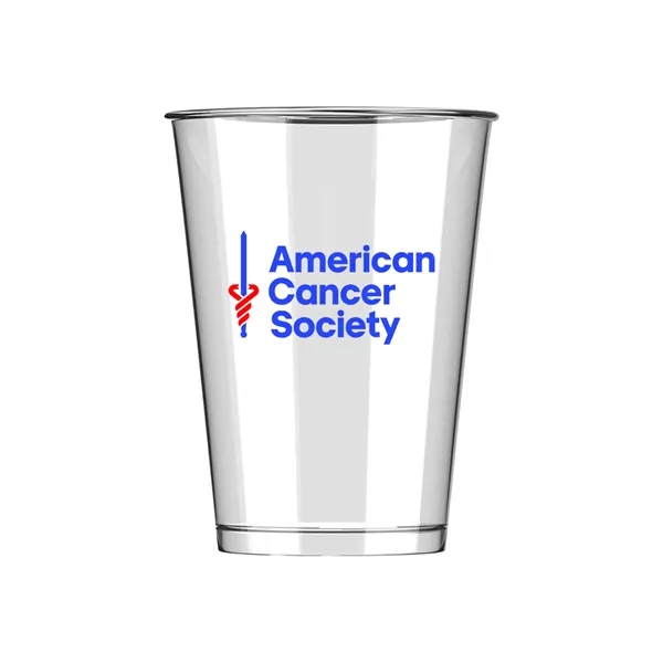 12 oz. clear plastic cup; made in the USA.... from ASI 91880 Tranter Graphics Inc