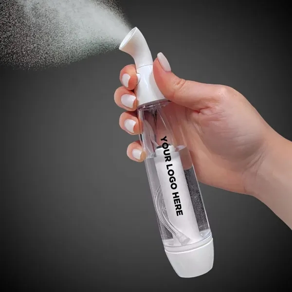 Plastic misting bottle with 9" nylon wristband.... from ASI 42016 Brighter Promotions Inc