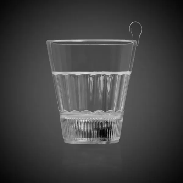 2 oz. opaque shot glass medallion with red LED light.... from ASI 42016 Brighter Promotions Inc