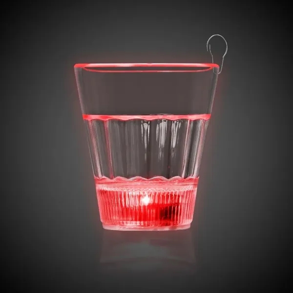 2 oz. opaque shot glass medallion with red LED light.... from ASI 42016 Brighter Promotions Inc
