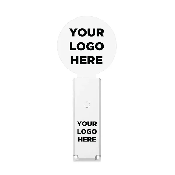 Clear circle wand with multi-colored LED lights... from ASI 42016 Brighter Promotions Inc